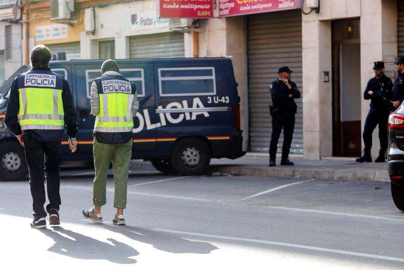 Agentes de la Policía Nacional en una intervención. EFE/Archivo