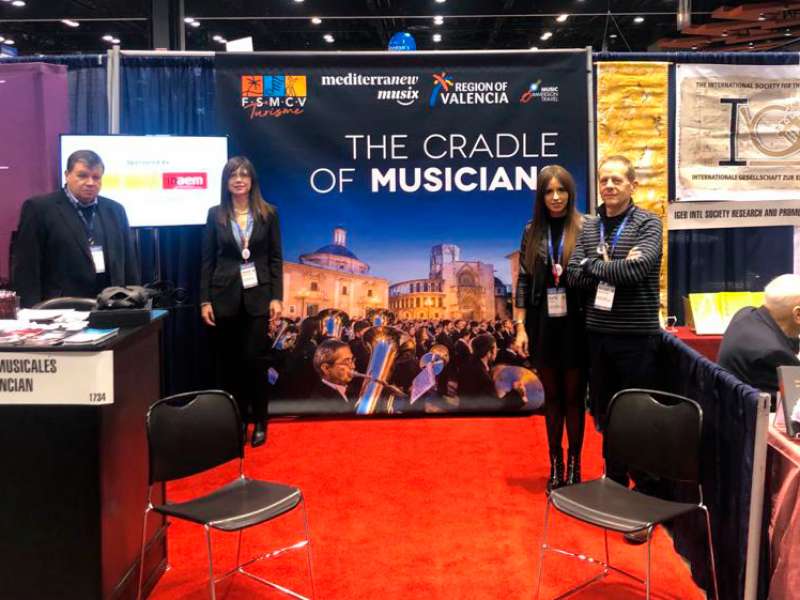 La FSMCV expone esta semana en una de las mayores ferias de música del mundo: el "Midwest Clinic" de Chicago