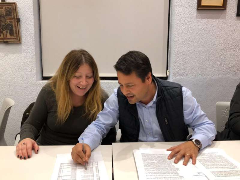 Reme Pellicer y Javier Montero del PP de Picanya.- EPDA
