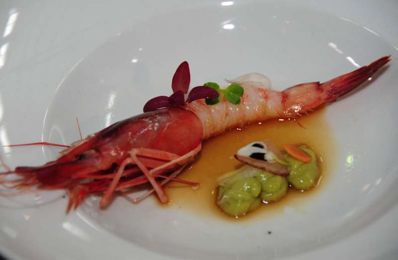 Un plato creado con gamba roja, imagen extraída de la web del Ayuntamiento de Dénia.-EPDA