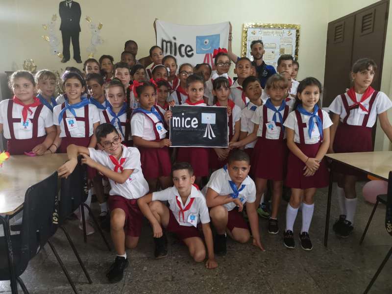 Xiquets participants del projecte educatiu i cultural MICE a l?Havana./ EPDA