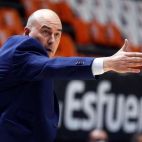 El entrenador del Valencia Basket, Jaume Ponsarnau. EFE/Miguel Ángel Polo/Archivo